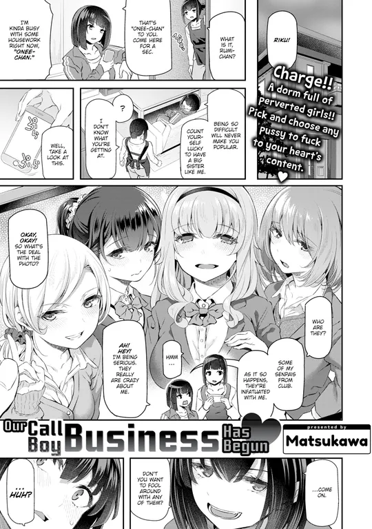 'Our Call Boy Business Has Begun ❤' cover