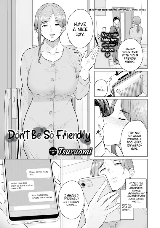 'Don't Be So Friendly' cover