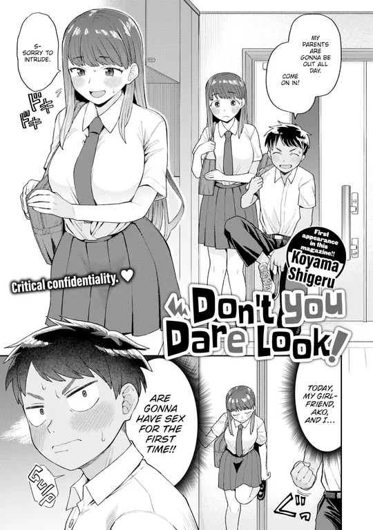 'Don't You Dare Look!' cover