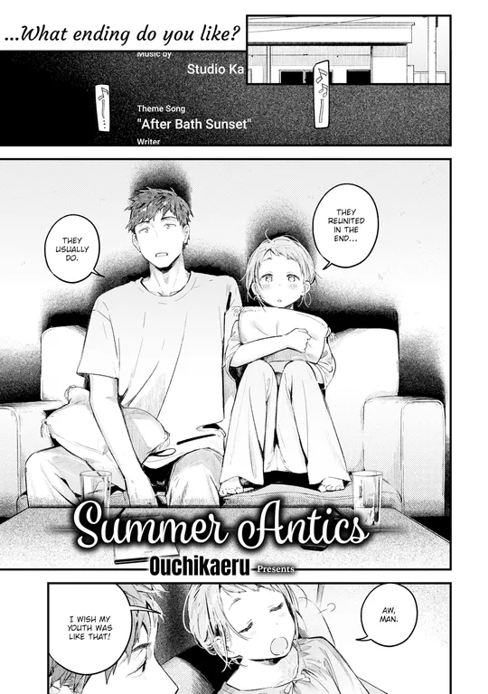 'Summer Antics' cover