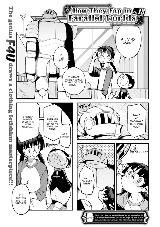 'How They Fap in Parallel Worlds Ch.13' cover