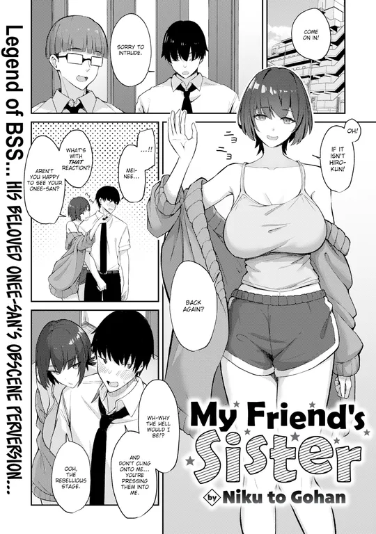 'My Friend's Sister' cover