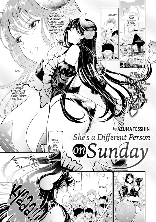 'She's a Different Person on Sunday' cover